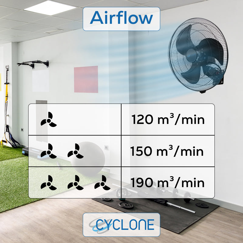 Cyclone 20" Wall Mount Fan - George's Industrial Services Ltd