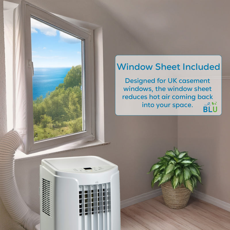 BLU12 Portable Air Conditioner 3.5kW | Cool, Heat & Dehumidify - George's Industrial Services Ltd