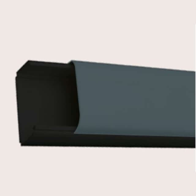 Straight Duct Trunking - 2m - 65 x 50mm / 80 x 60mm - White / Black - George's Industrial Services Ltd