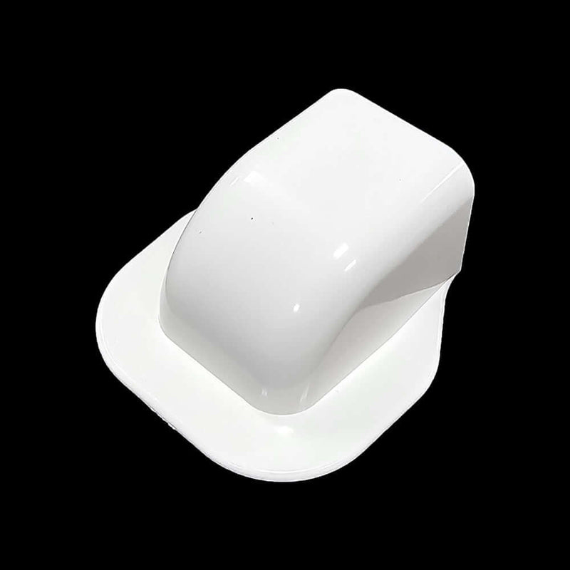 Wall Mounted End Cover Trunking - 65 x 50mm / 80 x 60mm - White