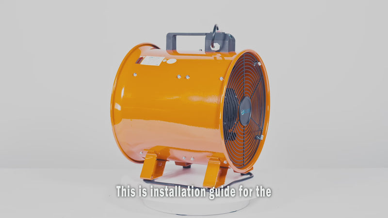 Cyclone 12" Dust Fume Extractor / Ventilation 230V Fan + 5m Duct - George's Industrial Services Ltd