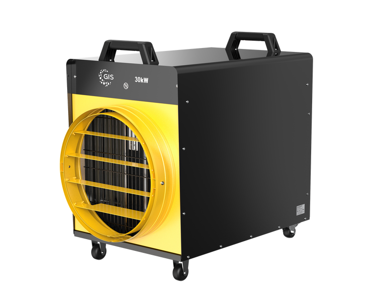 30kW Industrial Fan Heater 3 Phase Supply - 63 Amps