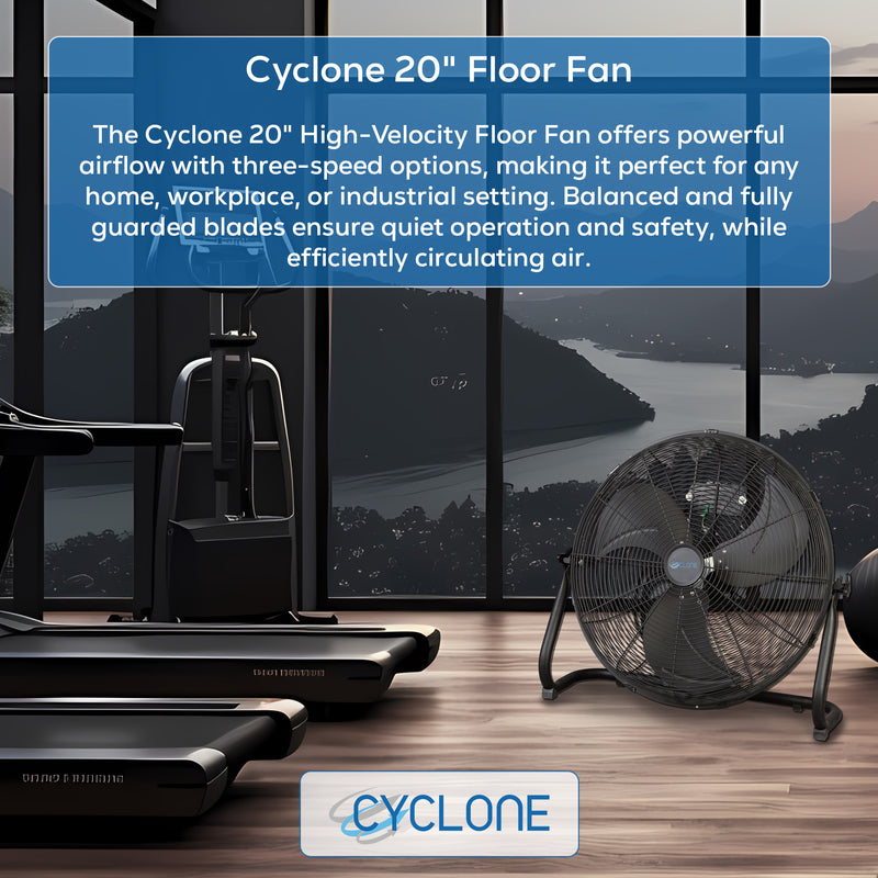 Cyclone 20" High Velocity Floor Fan