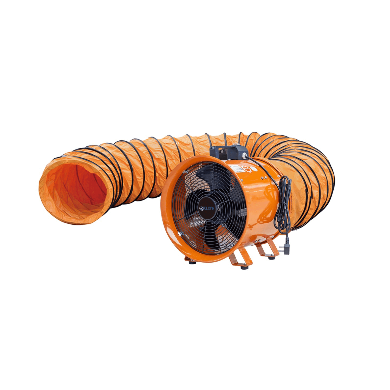 Cyclone 12" Dust Fume Extractor / Ventilation 230V Fan + 5m Duct - George's Industrial Services Ltd