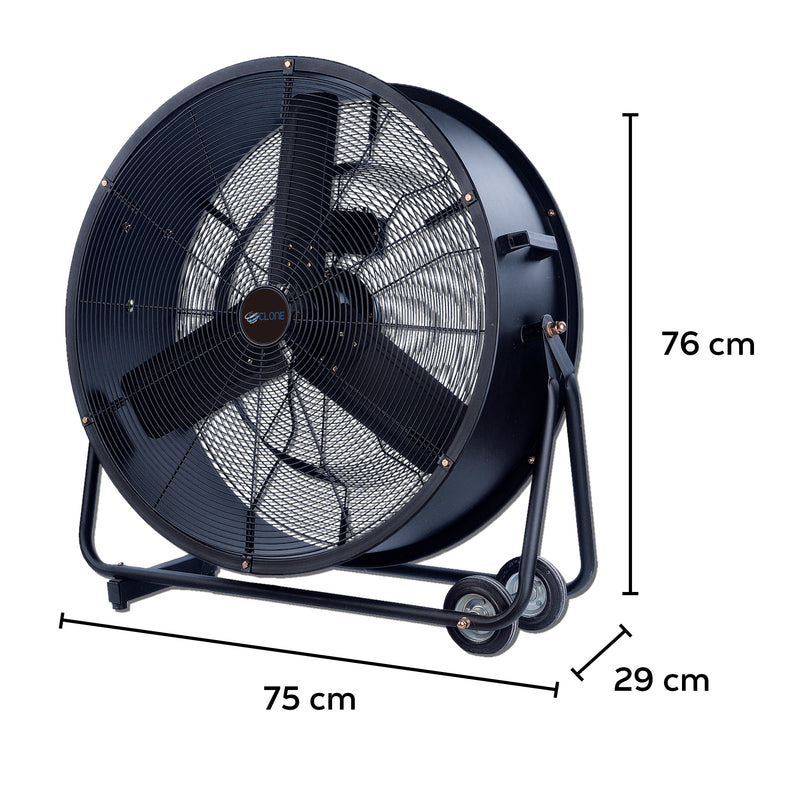 Cyclone 24" Industrial High Velocity Drum Fan 230V