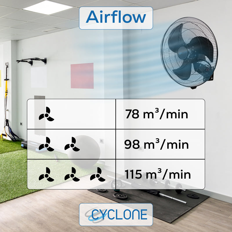 Cyclone 18" Wall Mount Fan - George's Industrial Services Ltd