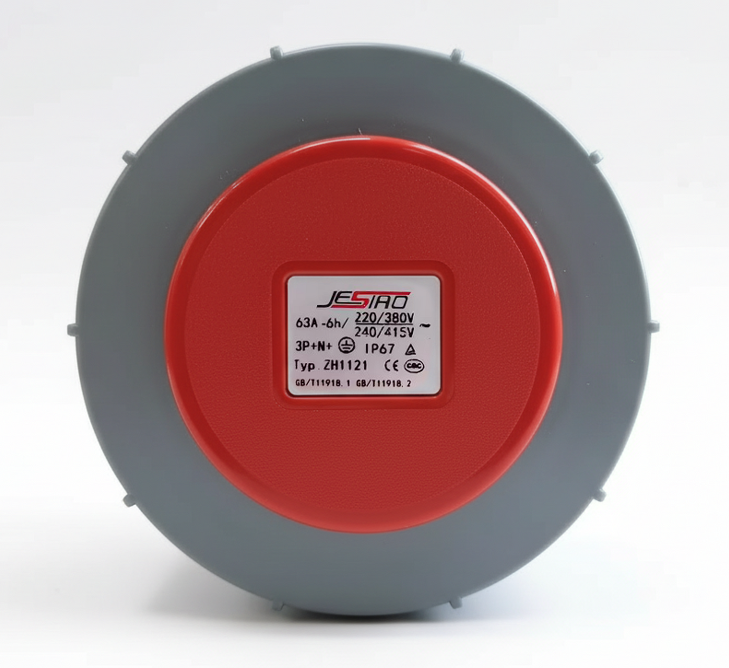 415V/63A 3 Phase Lead 5 Pin 10mm Heavy Duty Industrial H07RN-F Rubber Cable