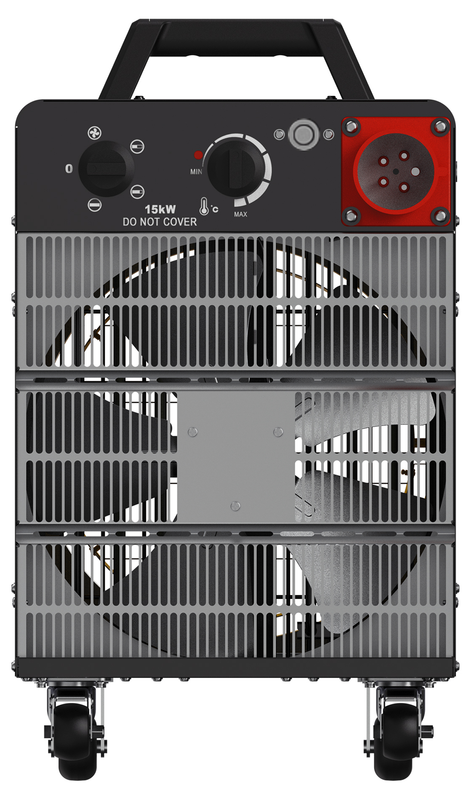 15kW Industrial Fan Heater 3 Phase Supply