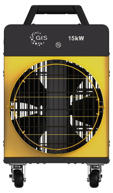 15kW Industrial Fan Heater 3 Phase Supply