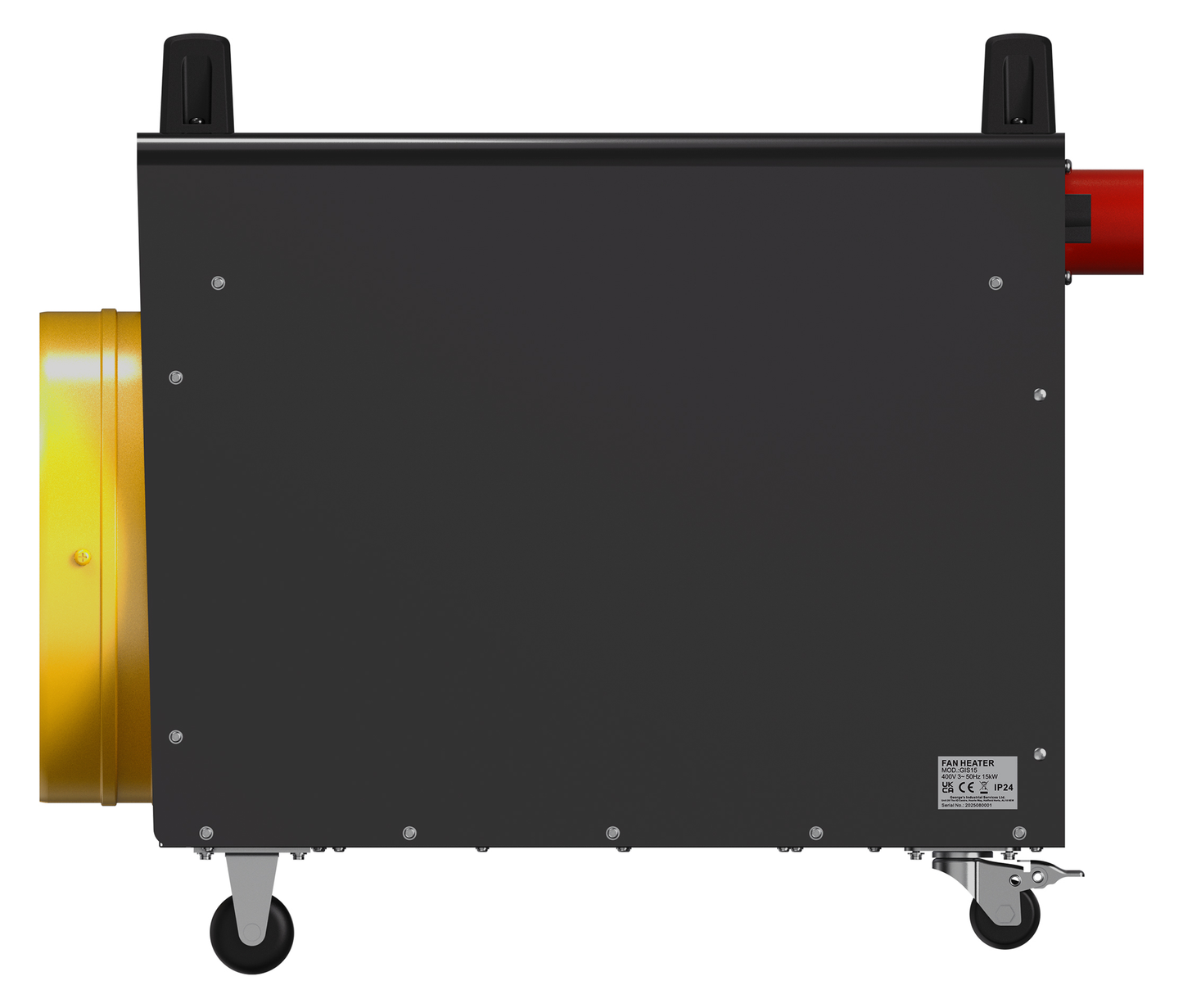 15kW Industrial Fan Heater 3 Phase Supply