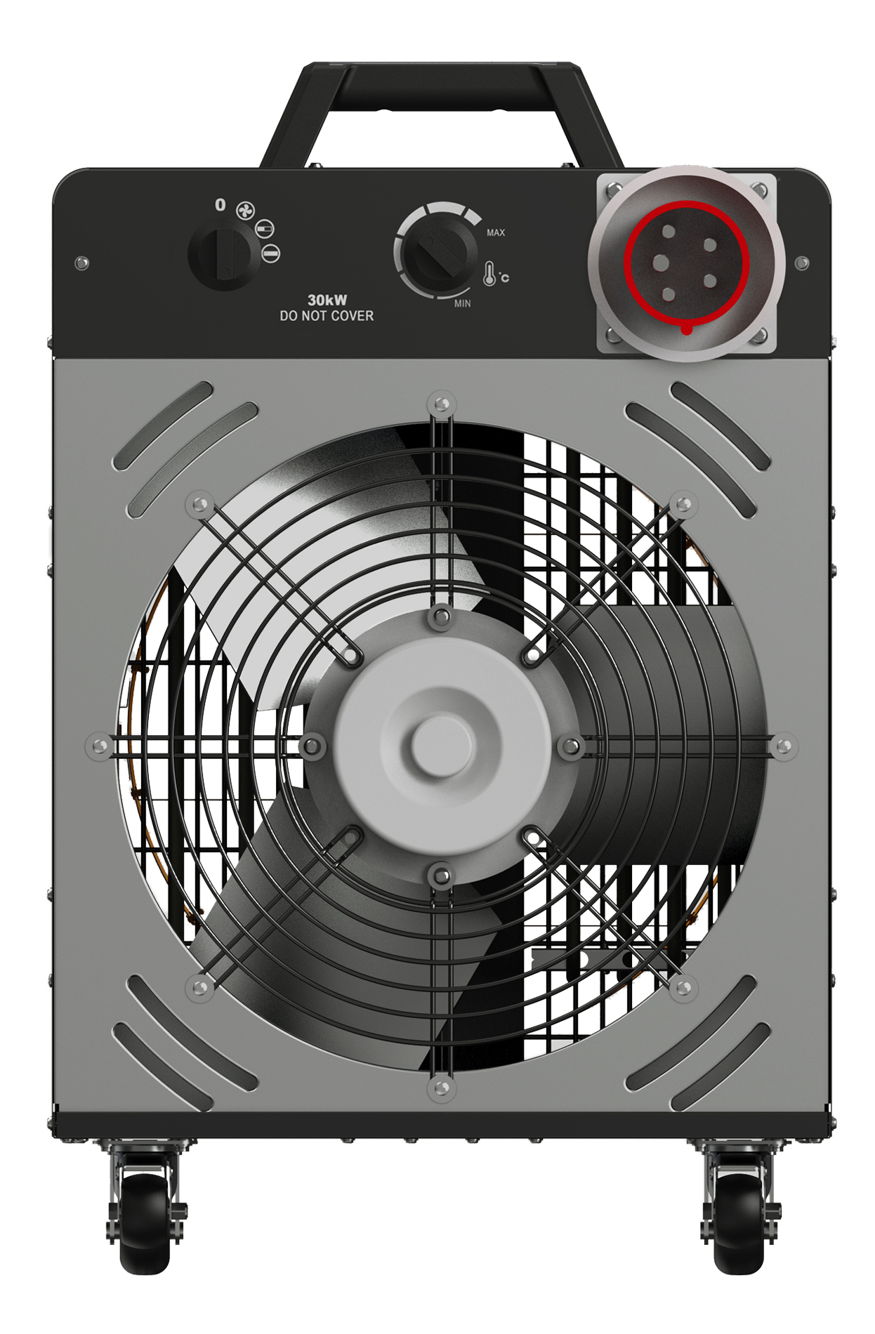 30kW Industrial Fan Heater 3 Phase Supply - 63 Amps