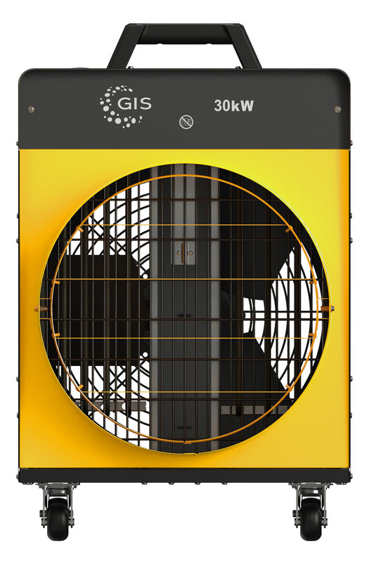 30kW Industrial Fan Heater 3 Phase Supply - 63 Amps