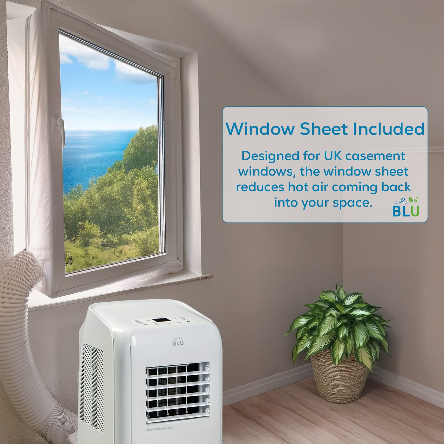 Repacked BLU09 2.5kW Portable Air Conditioner - George's Industrial Services Ltd