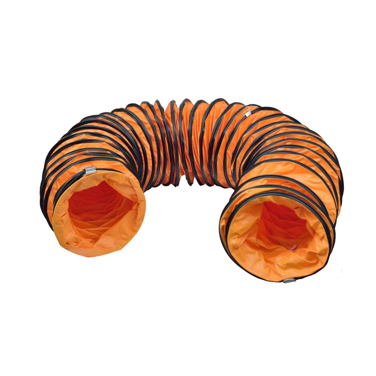 12" Heavy Duty Flexible PVC Ducting - 10m - George's Industrial Services Ltd