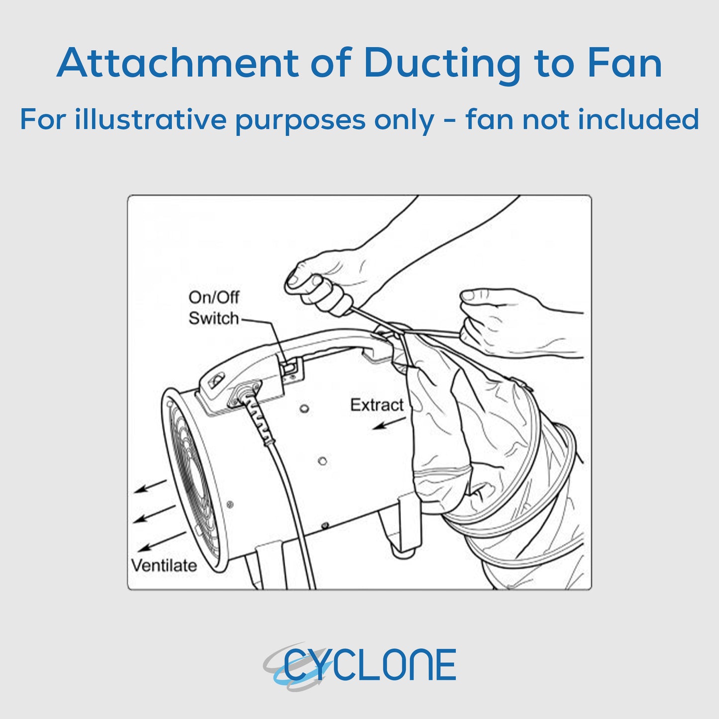 10" Heavy Duty Flexible PVC Ducting - 10m - George's Industrial Services Ltd