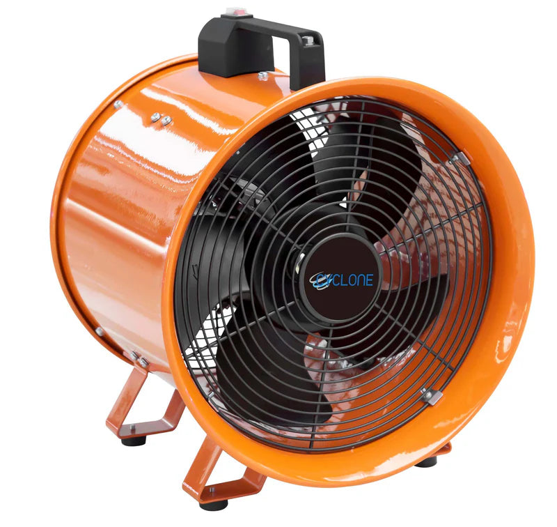 Cyclone 8" Dust Fume Extractor 230V Industrial Ventilation Fan - George's Industrial Services Ltd
